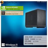 Sedatech Mini-PC Werkstation - AMD Ryzen 7 9700X - Geforce RTX4060 - 32Gb DDR5 - 2Tb SSD M.2 - Windows 11 - Desktop computer