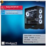 Sedatech - Advanced Gaming PC - Waterkoeling XL Vision - Intel i5-14600KF - Radeon RX 9070XT - 32Gb DDR5 - 2Tb SSD M.2 - Desktop computer