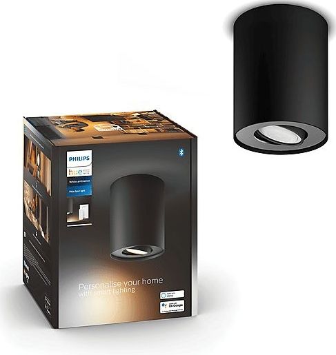 Philips - Hue Pillar - Opbouwspot - Zwart - Inclusief Dimmer Switch