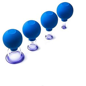 Cupping voor behandeling en massage 4 stuks