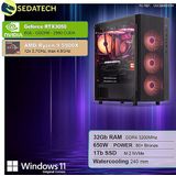 Sedatech - Advanced Gaming PC - Waterkoeling - AMD Ryzen 9 5900X 12x 3.7GHz - Geforce RTX3050 - 32Gb RAM - 1Tb SSD M.2 - Windows 11