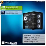Sedatech - Pro Gaming PC - Waterkoeling - Intel Core Ultra 5 245KF - Geforce RTX4060Ti - 32Gb DDR5 - 2Tb SSD M.2 - Windows 11 - Desktop computer
