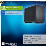 Sedatech Mini-PC Werkstation - Micro ATX - Intel i7-12700KF - Geforce RTX4060Ti - 32Gb DDR5 - 2Tb SSD M.2 - Windows 11