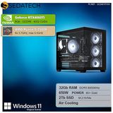 Sedatech - Advanced Gaming PC Maxi Vision - Desktop Computer - AMD Ryzen 5 7500F - Geforce RTX4060Ti - 32Gb DDR5 - 2Tb SSD M.2 - Windows 11