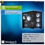 Sedatech - Pro Gaming PC Maxi Vision - Desktop Computer - Intel i7-14700KF - Geforce RTX4060Ti - 32Gb DDR5 - 2Tb SSD M.2 - Windows 11