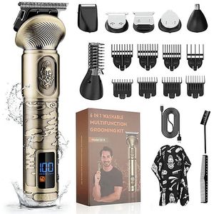 6-in-1 Tondeuse baardtrimmer neustrimmer - Krachtig en stil