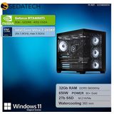 Sedatech - Pro Gaming PC - Waterkoeling - Intel Core Ultra 7 265KF - Geforce RTX4060Ti - 32Gb DDR5 - 2Tb SSD M.2 - Windows 11