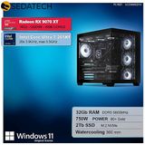 Sedatech Pro Gaming PC - Waterkoeling - Intel Core Ultra 7 265KF - Radeon RX 9070XT - 32Gb DDR5 - 2Tb SSD M.2 - Windows 11 - Desktop computer