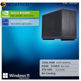 Sedatech Mini-PC Werkstation - Micro ATX - Intel i9-12900KF - Geforce RTX4060 - 32Gb DDR5 - 2Tb SSD M.2 - Windows 11