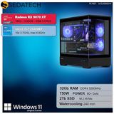 Sedatech - Advanced Gaming PC - Waterkoeling - Intel i5-12600KF - Radeon RX 9070XT - 32Gb RAM - 2Tb SSD - Windows 11 - Desktop computer
