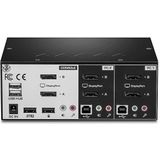 Trendnet - TK-240DP - KVM Switch - Zwart - Dual Monitor - 4K UHD