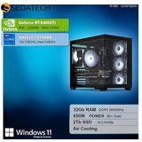Sedatech - Pro Gaming PC Maxi Vision - Desktop Computer - Intel i7-12700KF - Geforce RTX4060Ti - 32Gb DDR5 - 2Tb SSD M.2 - Windows 11