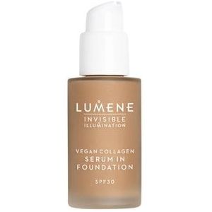 Lumene Invisible Illumination Vegan Collagen Serum in Foundation Spf30 Vloeibare foundation, 6, 30 ml