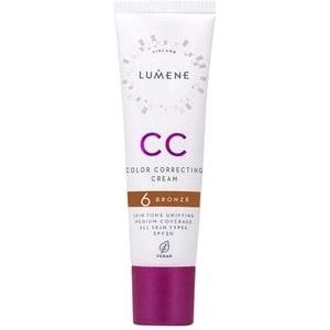 Lumene CC Color Correcting Cream Spf20 CC Cream, 6 Bronze, 30 ml