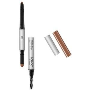 Kiko Milano Eyebrow Multitasker 3-In-1 Wenkbrauwpotlood, 03 Brunettes, 0.4 g