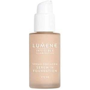 Lumene Invisible Illumination Vegan Collagen Serum in Foundation Spf30 Vloeibare foundation, 1.5, 30 ml