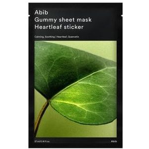 Abib Gummy Sheet Mask Heartleaf Sticker Gezichtsmasker, 1 st