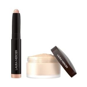 Laura Mercier Artistry Icons Translucent Loose Setting Powder and Caviar Stick Eye Shadow Set Gezichtsmake-up set, 1 st