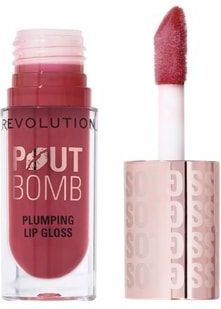 Revolution Pout Bomb Plumping Gloss Lipgloss, Wild Mauve Pink, 5 ml