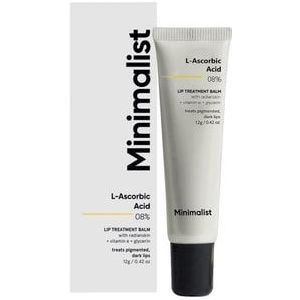 Minimalist L-Ascorbic Acid 08% Lip Brightening Balm Lippenbalsem, 12 g