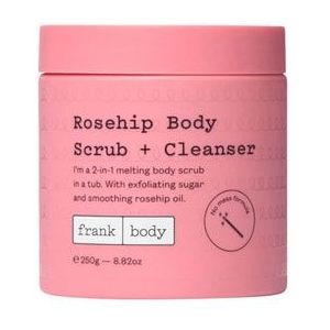 Frank Body Rosehip Body Scrub + Cleanser Lichaamsscrub, 250 g