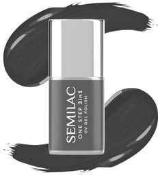 Semilac One Step 3in1 UV Gel Polish Gel Nagellak, S190 The Black, 7 ml