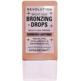 Revolution Bright Light Bronzing Drops Bronzer, Bronze Scorched, 23 ml