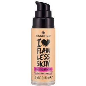 essence I Love Flawless Skin matt + full coverage Vloeibare foundation, Nr. 50 - Medium Ivory, 30 ml