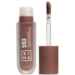 3Ina The 24H Color Liquid Eyeshadow Oogschaduw, Nr. 593 - Cinnamon, 26 ml