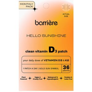 barrière HELLO SUNSHINE Vitamin D3 Patch Gold Sun 36 Stück