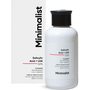 Minimalist - Salicylic Acid + LHA 2% - Gezichtsreiniger - Sulfaatvrij