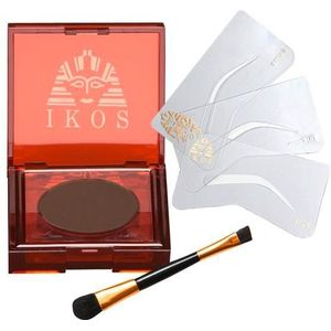 IKOS Wenkbrauw Vorm Liner Set Bruin tot donkerharig