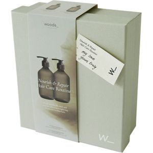 woods_ copenhagen NOURISH & REPAIR HAIR CARE ROUTINE GIFT SET