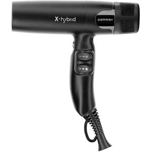Gamma+ - X-Hybrid - Haardroger - Mat Zwart - 1800 Watt - Digitale Motor