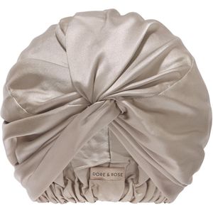Dore & Rose Premium Silk Bonnet Taupe