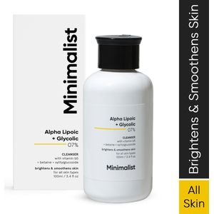Minimalist Alpha Lipoic + Glycolic 07% Cleanser 100 ml
