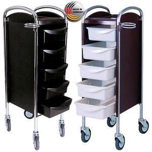 Efalock - 6002 - Werkwagen - Zwart - Kunststof - Made in Germany