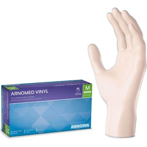 Efalock Emotion Vinyl wegwerphandschoenen - poedervrij Wit maat M