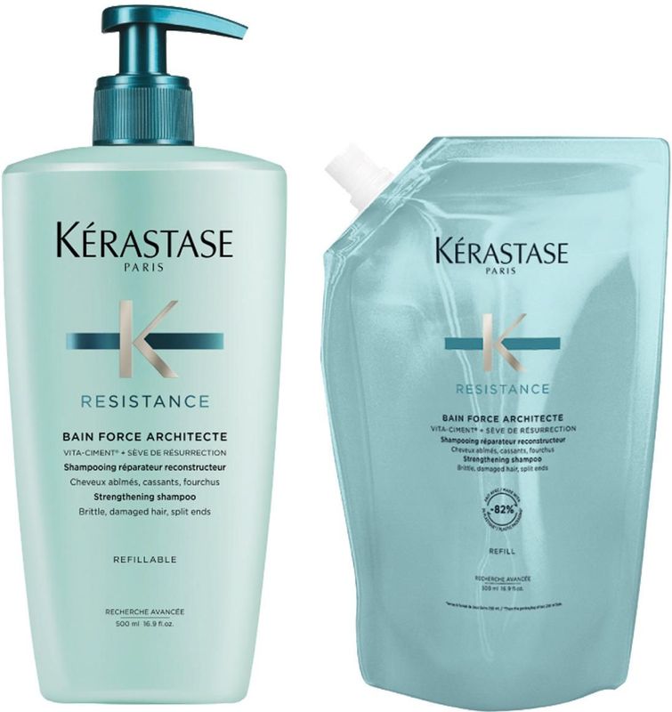 Resistance Bain Force Architecte - Shampoo - Geschikt voor Beschadigd Haar