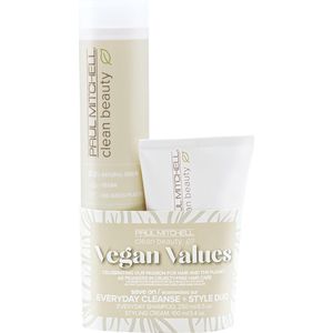 Paul Mitchell Save On Vegan Value Everyday Cleanse + Style Duo