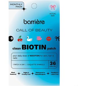 barrière CALL OF BEAUTY Biotin Patch Coquette Symbols 36 Stück