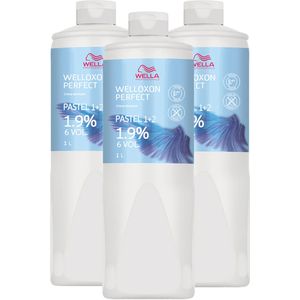Wella Welloxon Perfect Creme Ontwikkelaar Set van 3 1,9% - 6 Vol. 3 x 1 liter