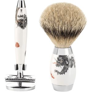 MÜHLE Scheerset met scheermes EDITION MEISSEN