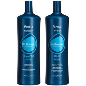 Fanola Wonder No Orange Set 2 (Shampoo 1000 ml + Mask 1000 ml)