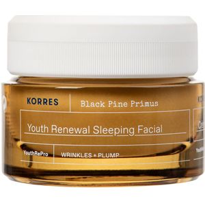 KORRES Black Pine Primus Vernieuwende nachtcrème tegen rimpels 40 ml