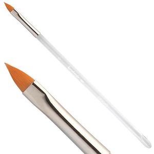 VP Gelborstel plat ca. 19,5 cm