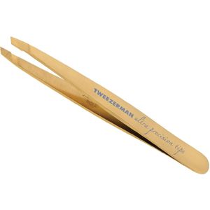 TWEEZERMAN Ultra Precision Slant Tweezer Gold