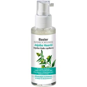 Basler Jojoba haarolie Glazen fles met dispenser 50 ml