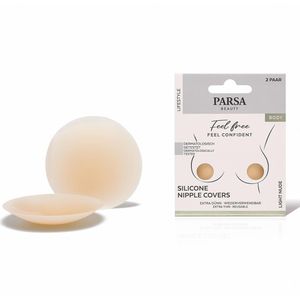 PARSA Beauty Siliconen tepelhuls licht naakt 2 Paar