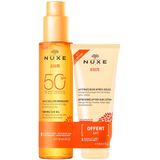 Nuxe - Zonnemelk Gezicht en Lichaam - SPF 50 - Set 150 ml en 100 ml